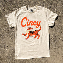 Load image into Gallery viewer, Cincy Bengal Tiger T-Shirt (warm white)