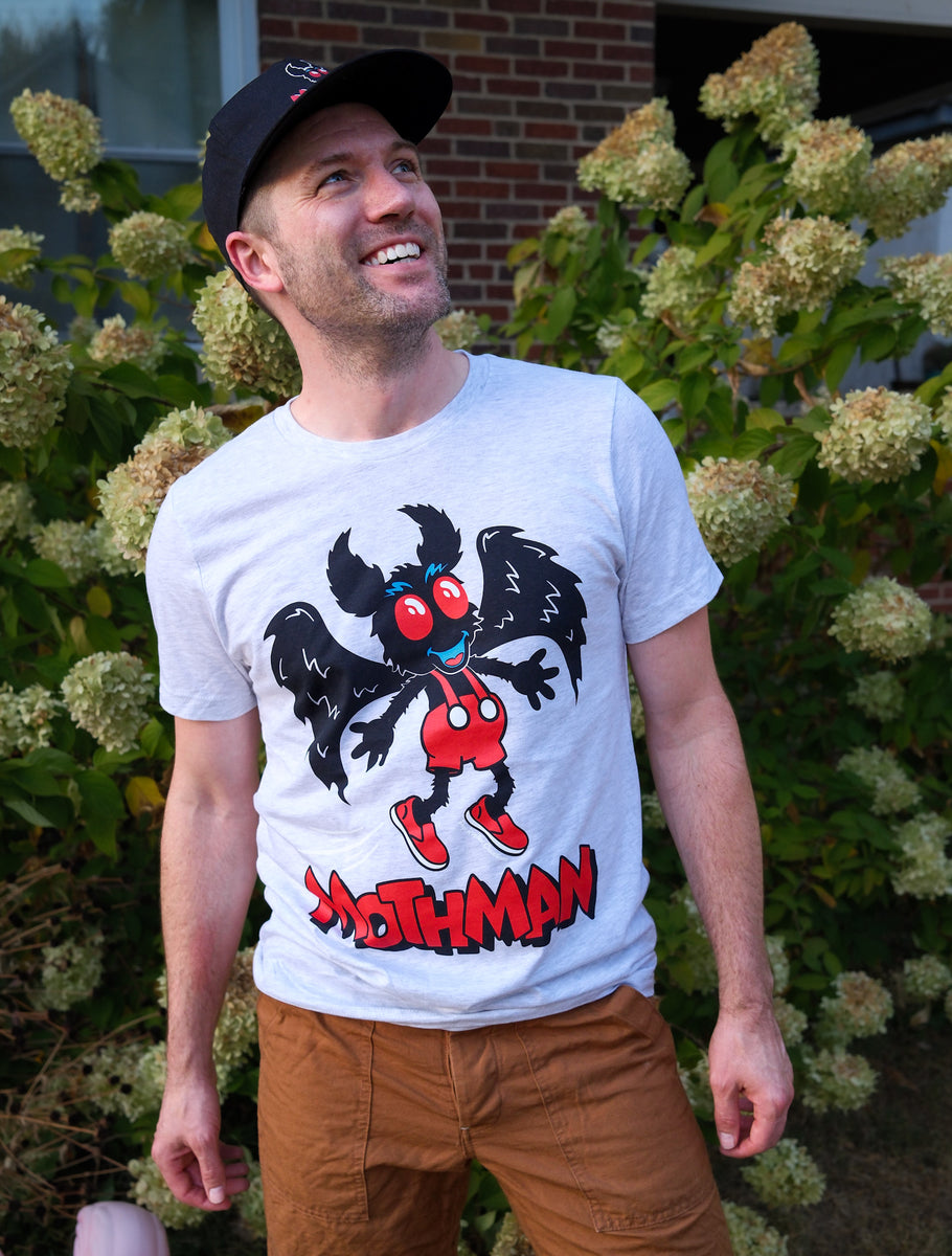 RESTOCKED! Mothman in Flight T-Shirt – Pop Rocket Creations
