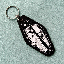 Load image into Gallery viewer, Flying Saucer Motel Keychain