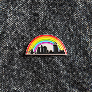Cincy Pride Skyline Enamel Pin