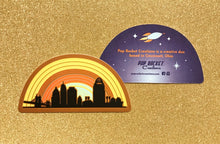 Load image into Gallery viewer, Cincinnati Skyline Sticker &amp; Post Card Set