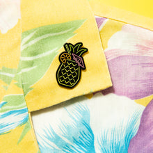 Load image into Gallery viewer, SALE - Tiki Pineapple Pin (glows in the dark!)