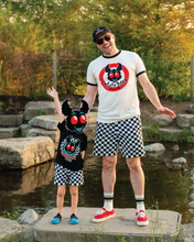 Load image into Gallery viewer, NEW Mothman Club - Kids Checkered T-Shirt