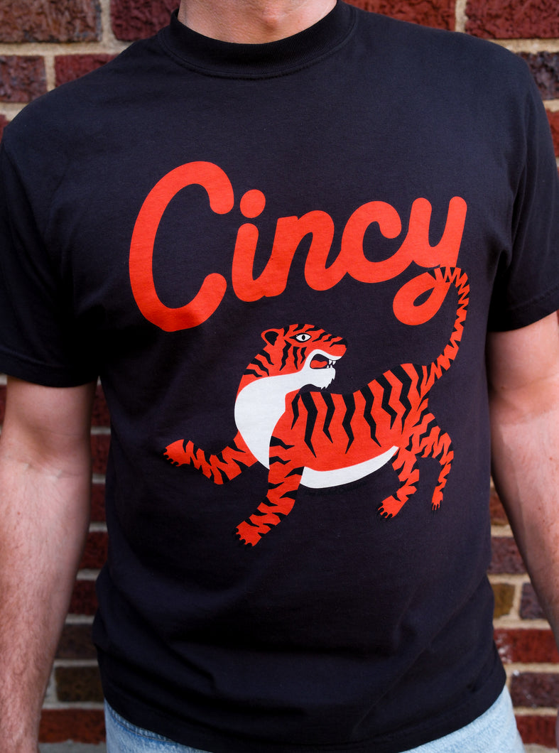 Cincy Bengal Tiger T-Shirt (black)