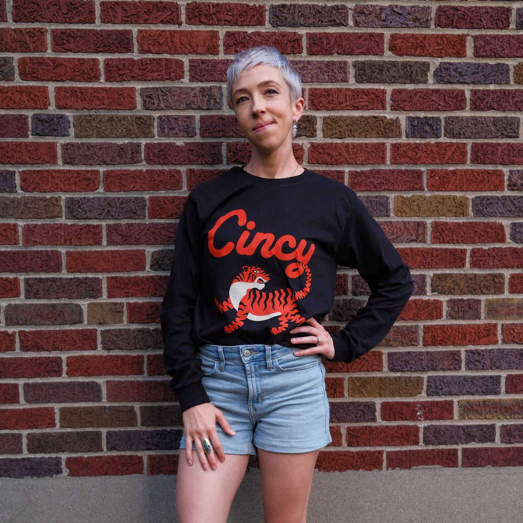 Cincy Tiger Long Sleeve T-Shirt