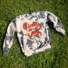 Load image into Gallery viewer, Cincy Bengal Tiger: Hand-Dyed Sweatshirt (PRE-ORDER)