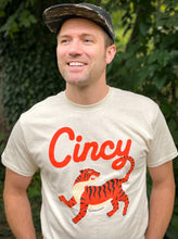 Load image into Gallery viewer, Cincy Bengal Tiger T-Shirt (warm white)