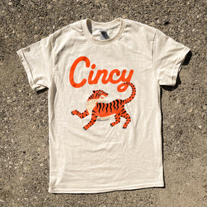 Cincy Bengal Tiger T-Shirt (warm white)