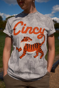 NEW Cincy Bengal Tiger T-Shirt (garment dyed)