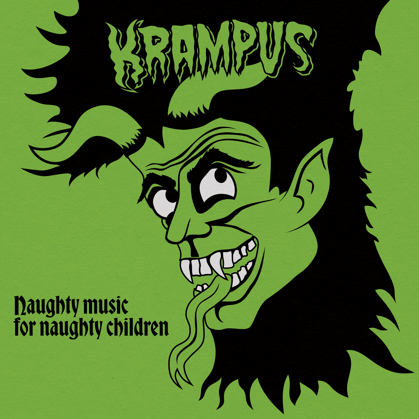 Krampus Album Print - Green or Red!