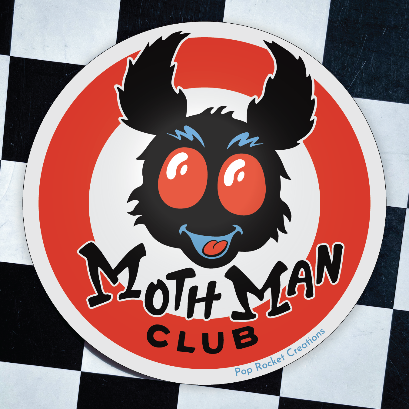 MothMan Club Sticker