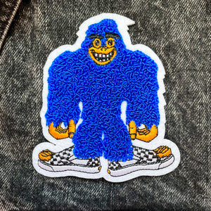 "Bigfoot Needs New Shoes!" Chenille Patch