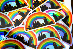 Cincy Pride Holographic Sticker