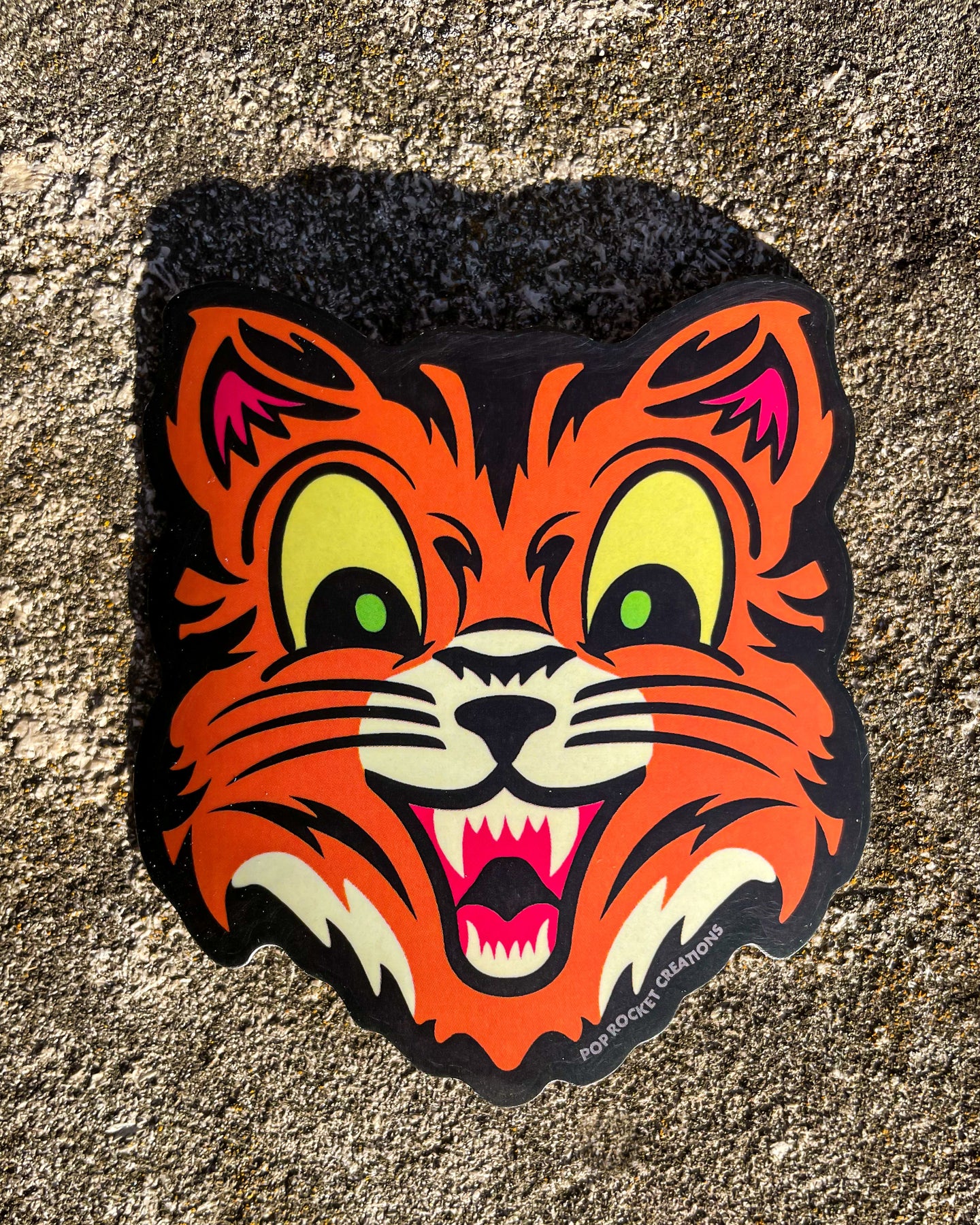Cincy Halloween Tiger Sticker