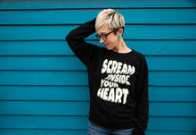 Load image into Gallery viewer, &quot;Scream Inside Your Heart&quot; Crewneck Sweatshirt
