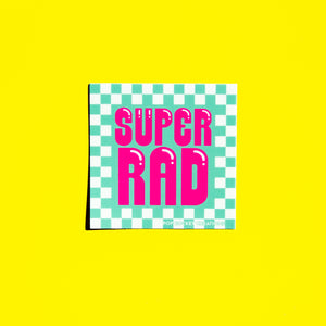 Super Rad sticker