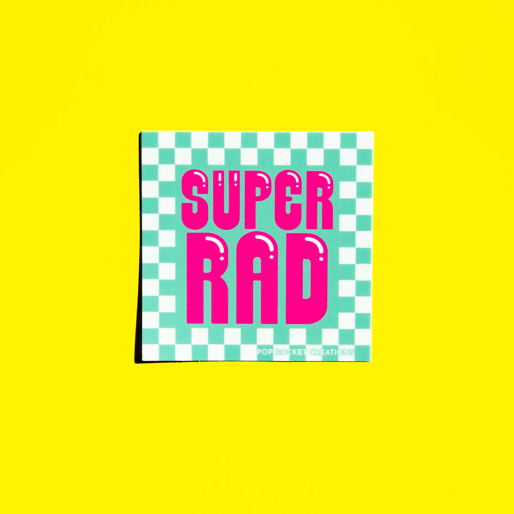 Super Rad sticker