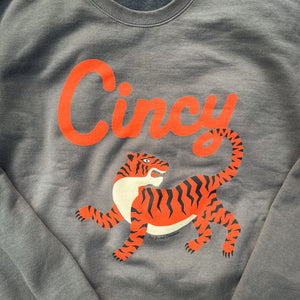 Cincy Bengal Tiger Crewneck Sweatshirt