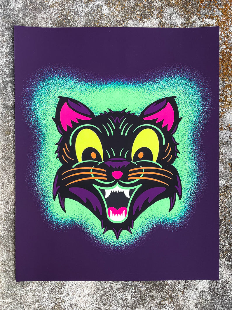 Spooky Cat Print